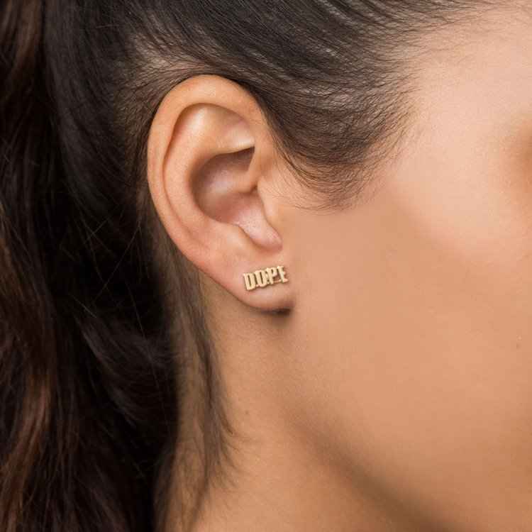 "Dope" Single Earring