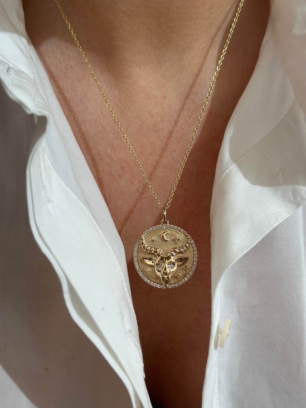 Token Zodiac Necklace