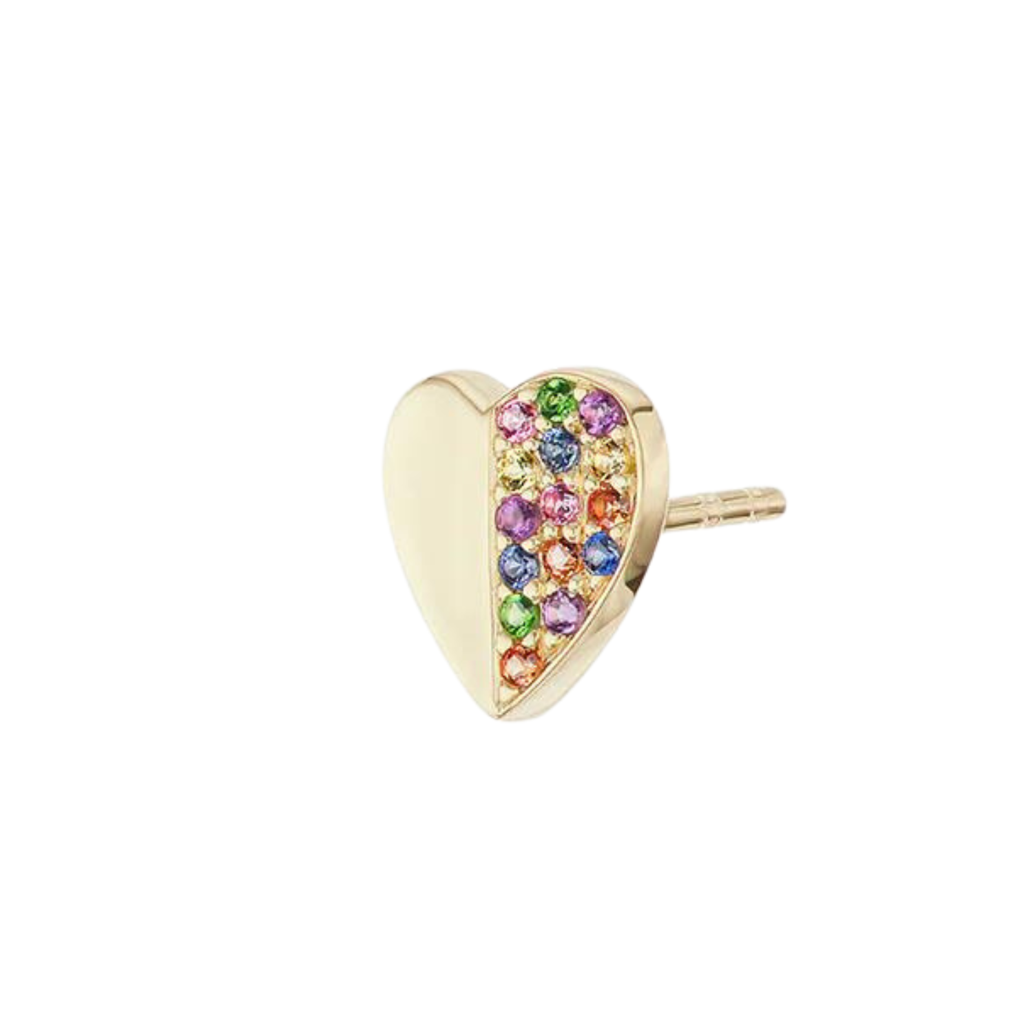 Heart Stud Earring (Single)