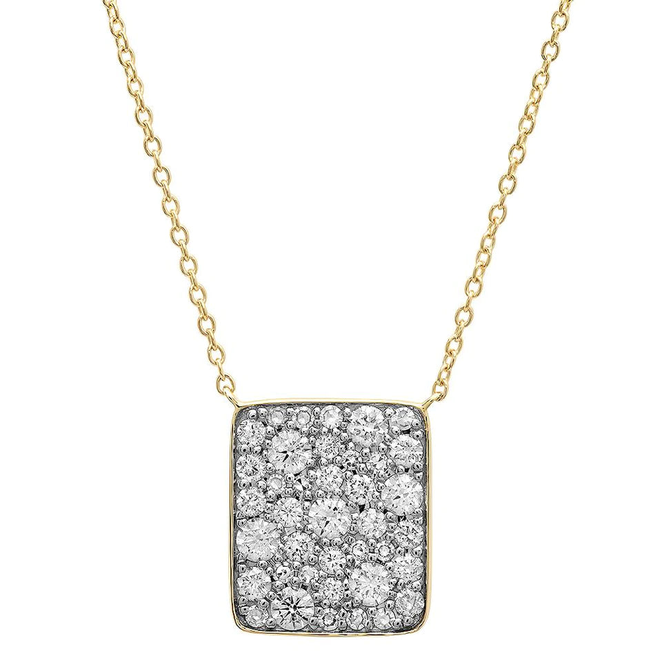 Diamond Cluster Necklace