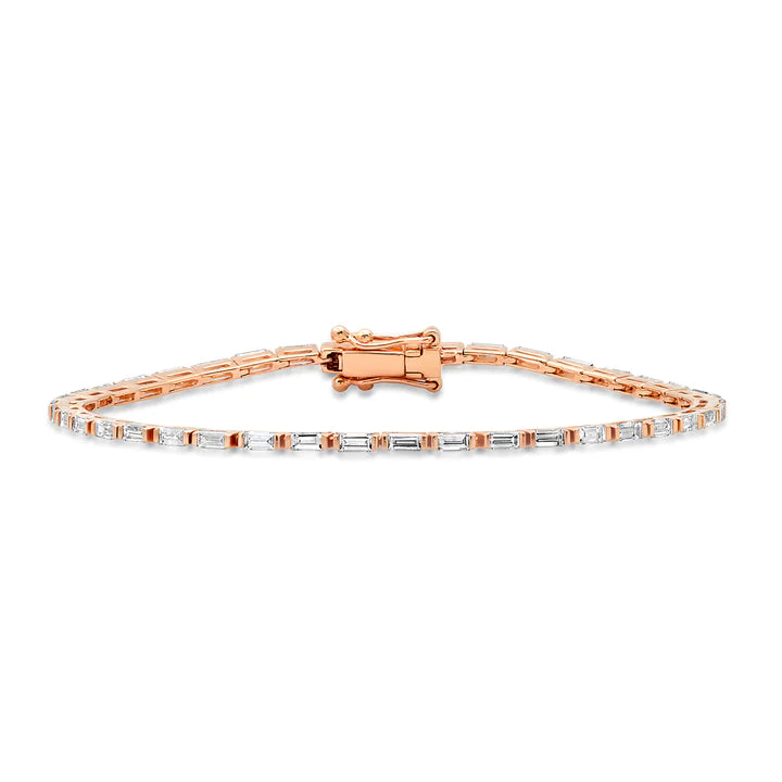 Diamond Baguette Tennis Bracelet