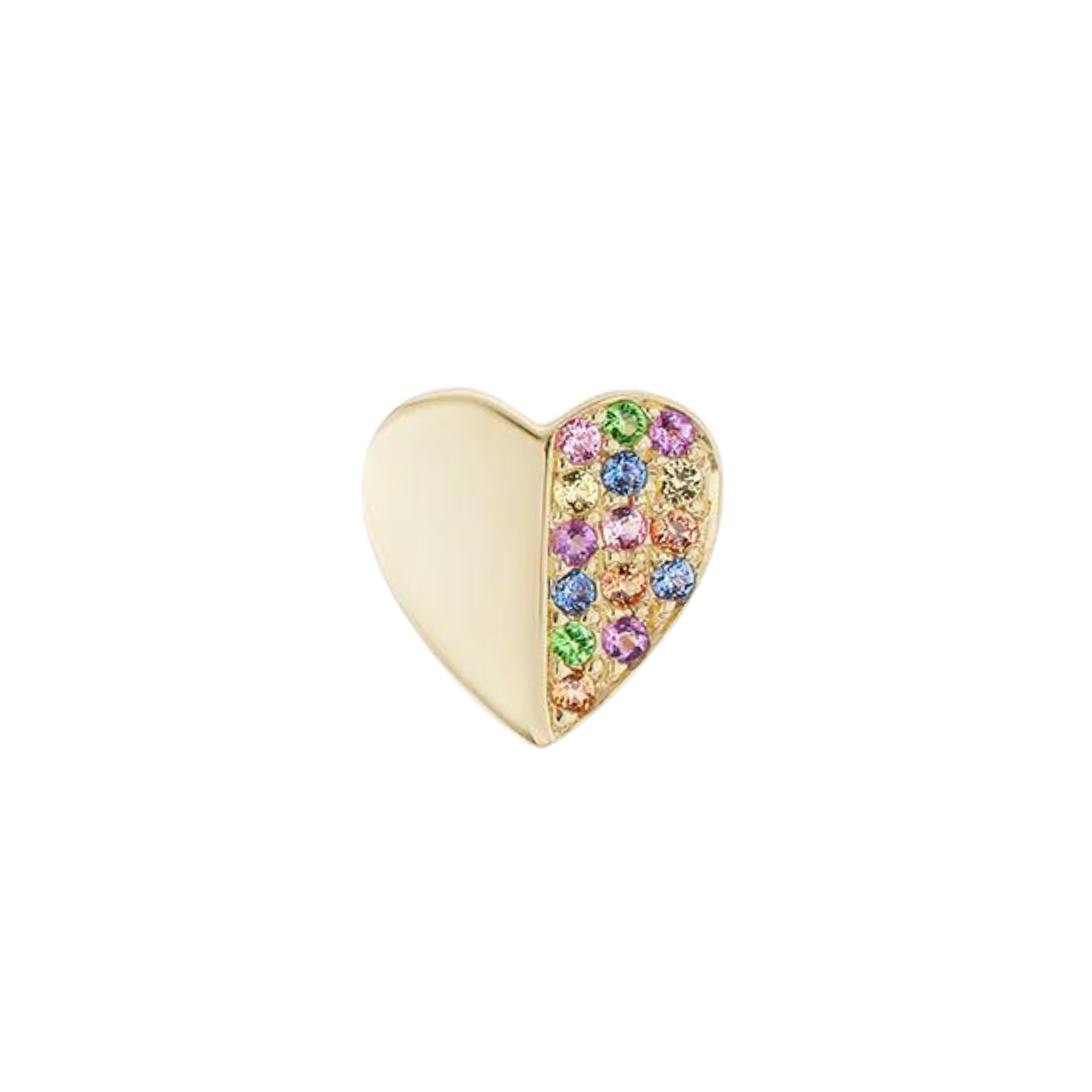 Heart Stud Earring (Single)