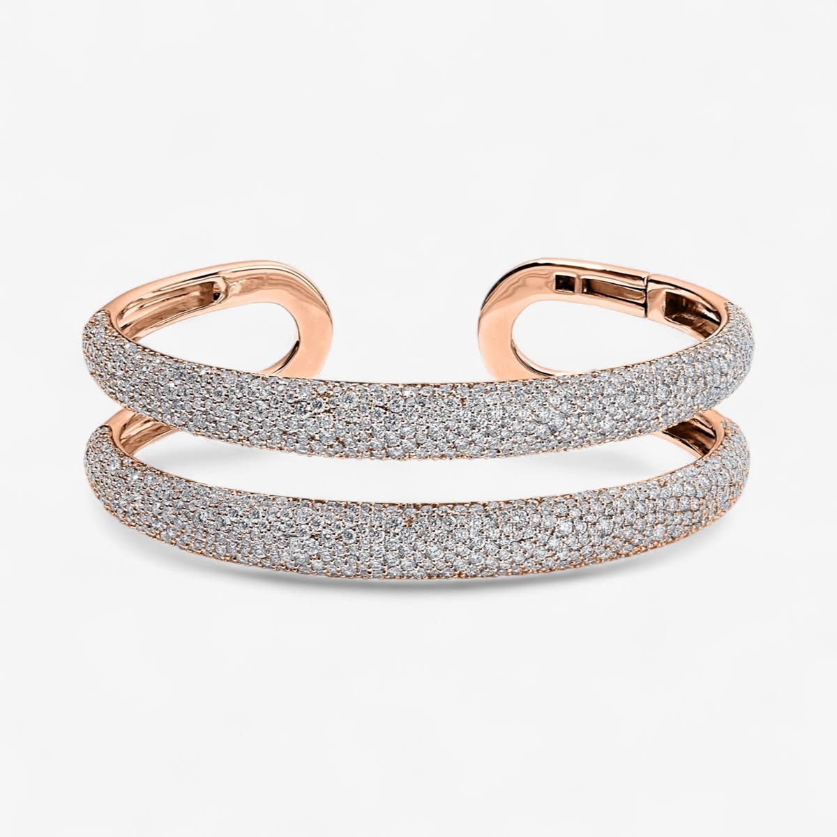Madison Diamond Double Dome Cuff