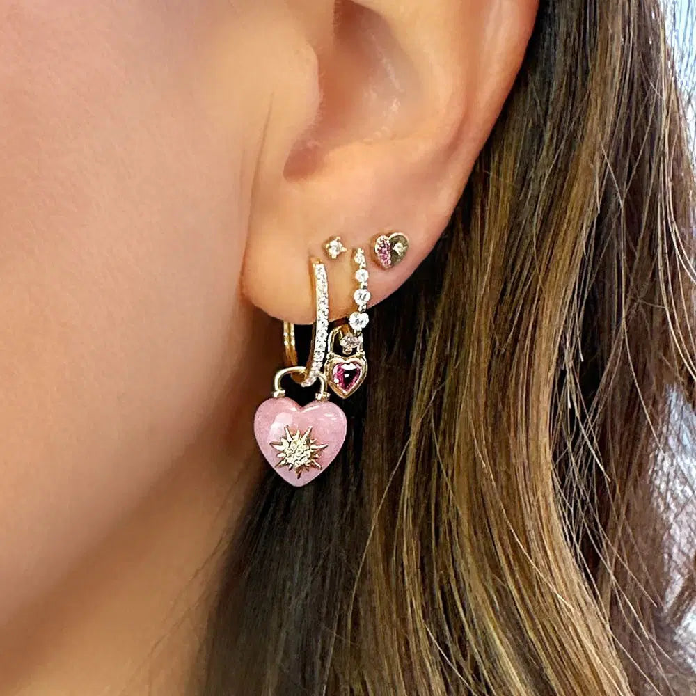 Classic Oval Pave Hoops