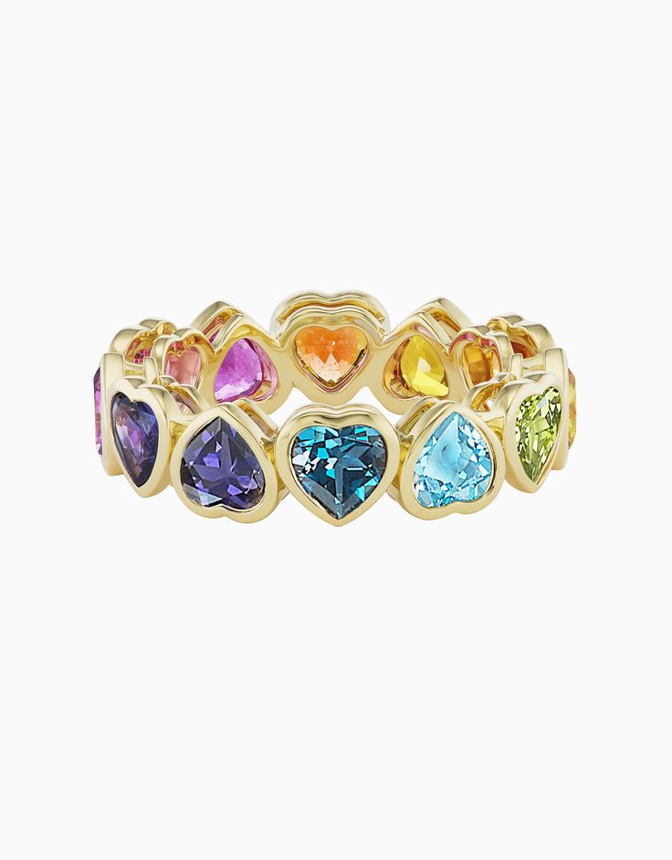 I Heart Rainbows Ring (Semi-Precious)