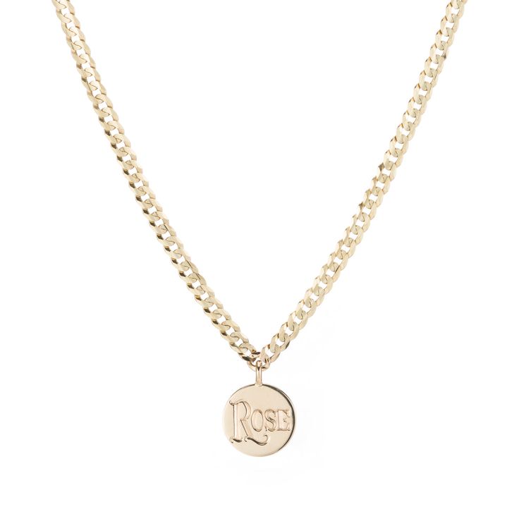 Medallion Signet Necklace