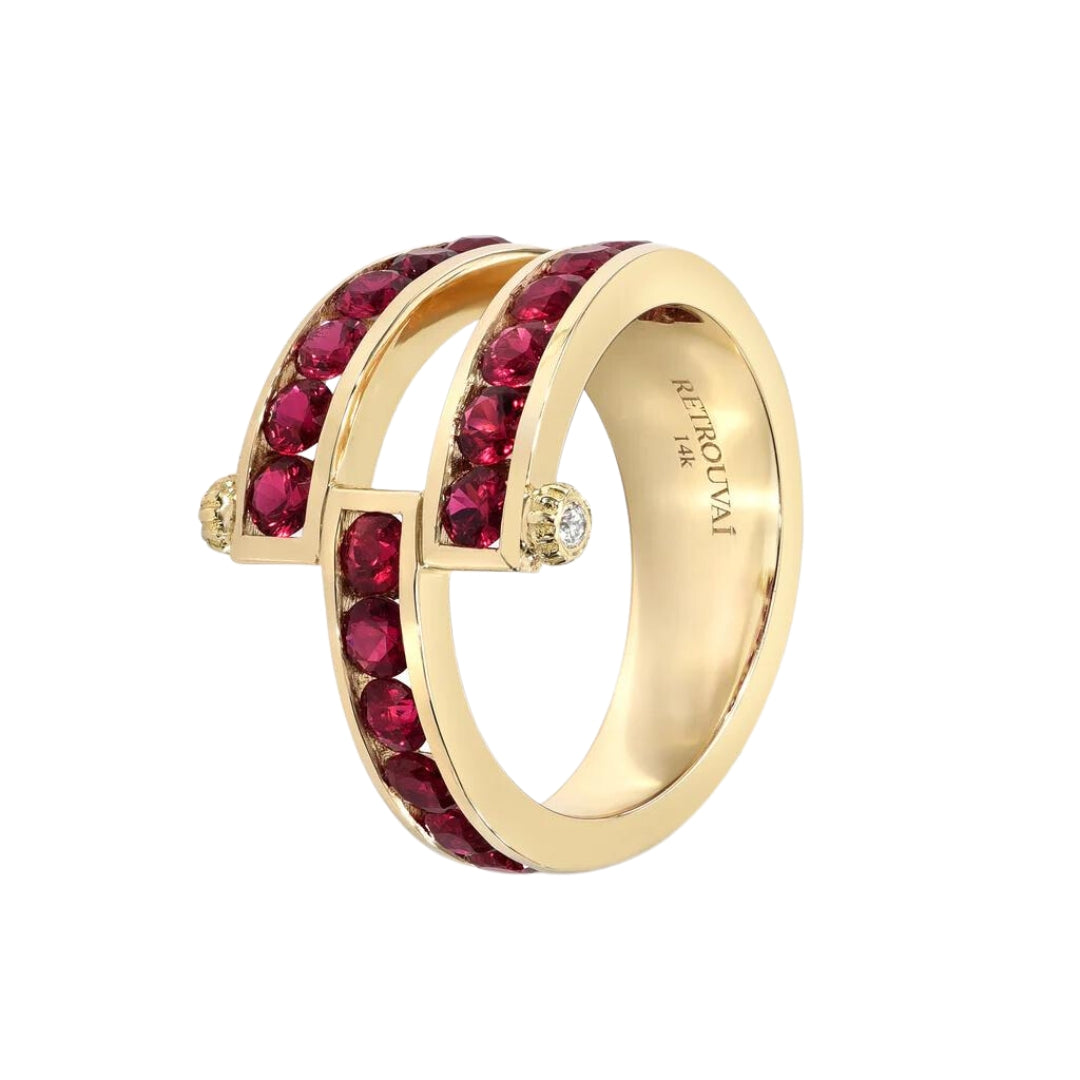 Grandfather Ruby Magna Ring