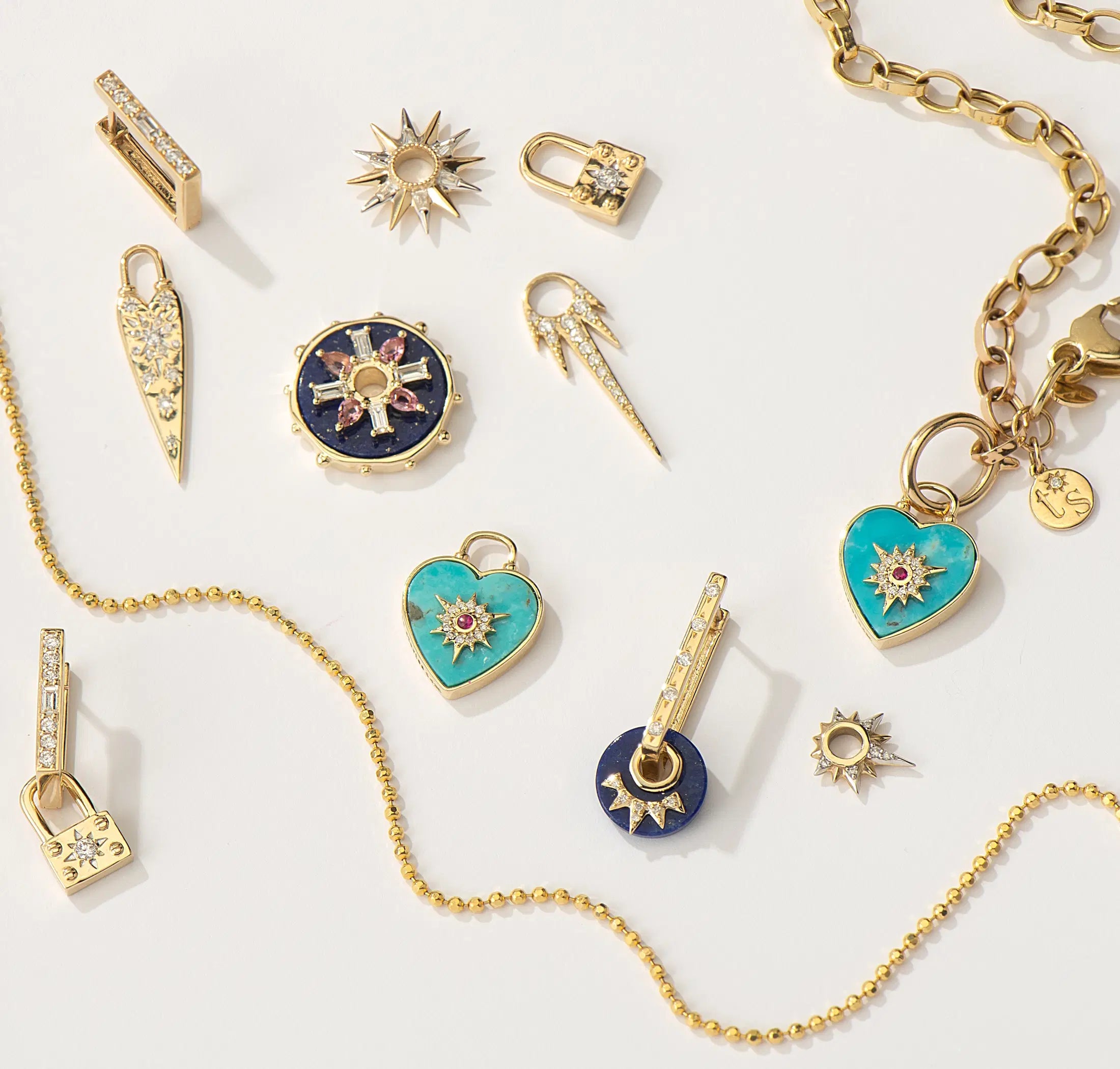 Love Explosion Heart Charms