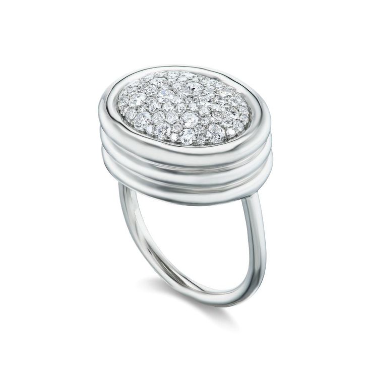 Scuba Ring With Diamonds