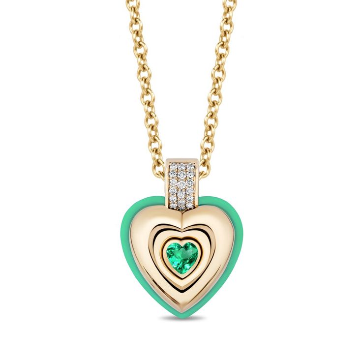 Small Linzer Heart Pendant
