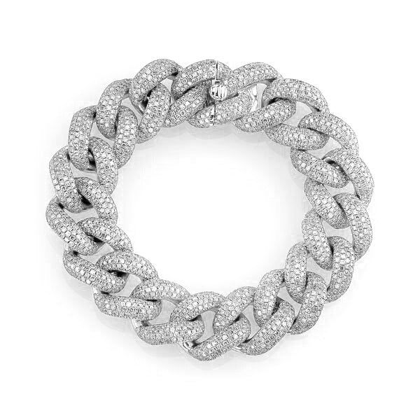 Jumbo Pavé Link Bracelet