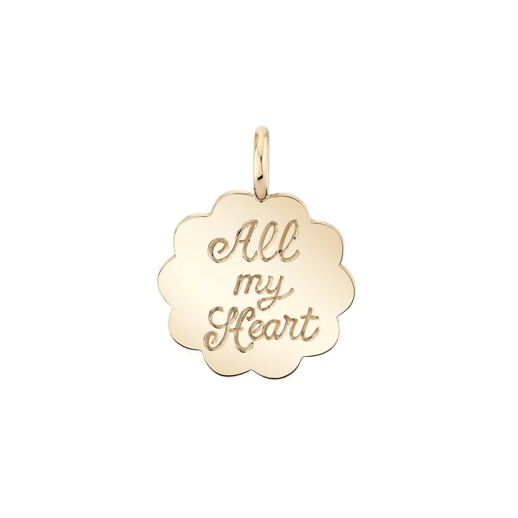 Scalloped Edge Pendant