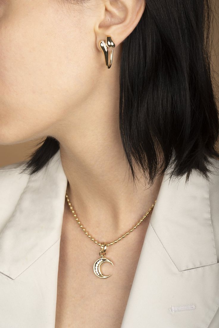 Stable Moon Pendant