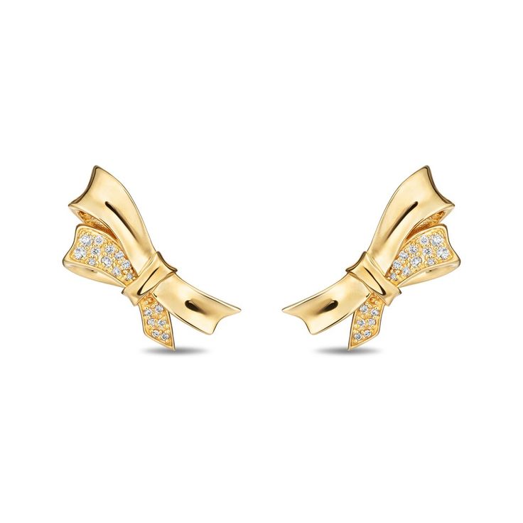 Chiffon Bow Earrings