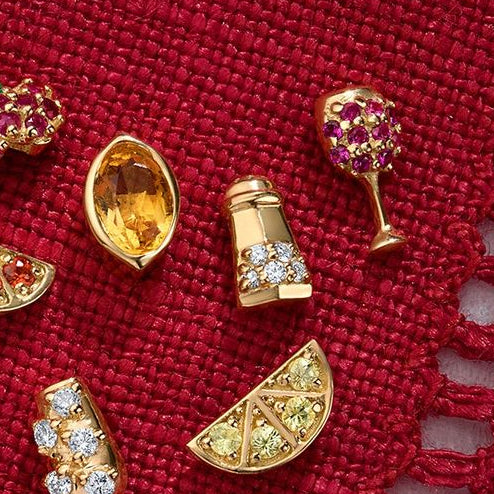 Cocktail Salt Shaker Mini Stud