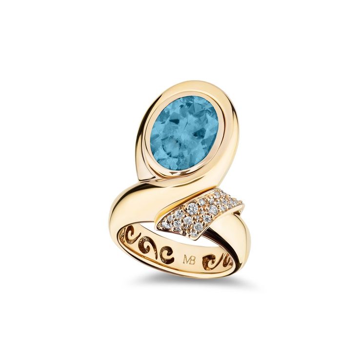 Chiffon Oval Solitaire Ring