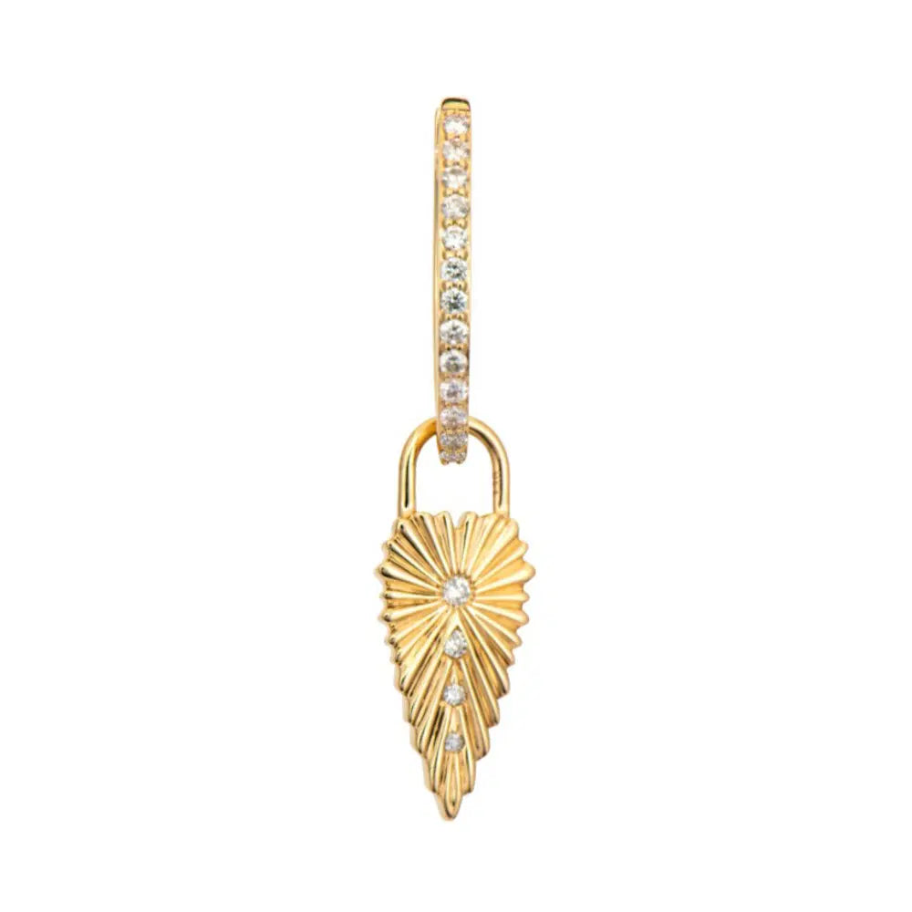 Ruffled Heart Charms