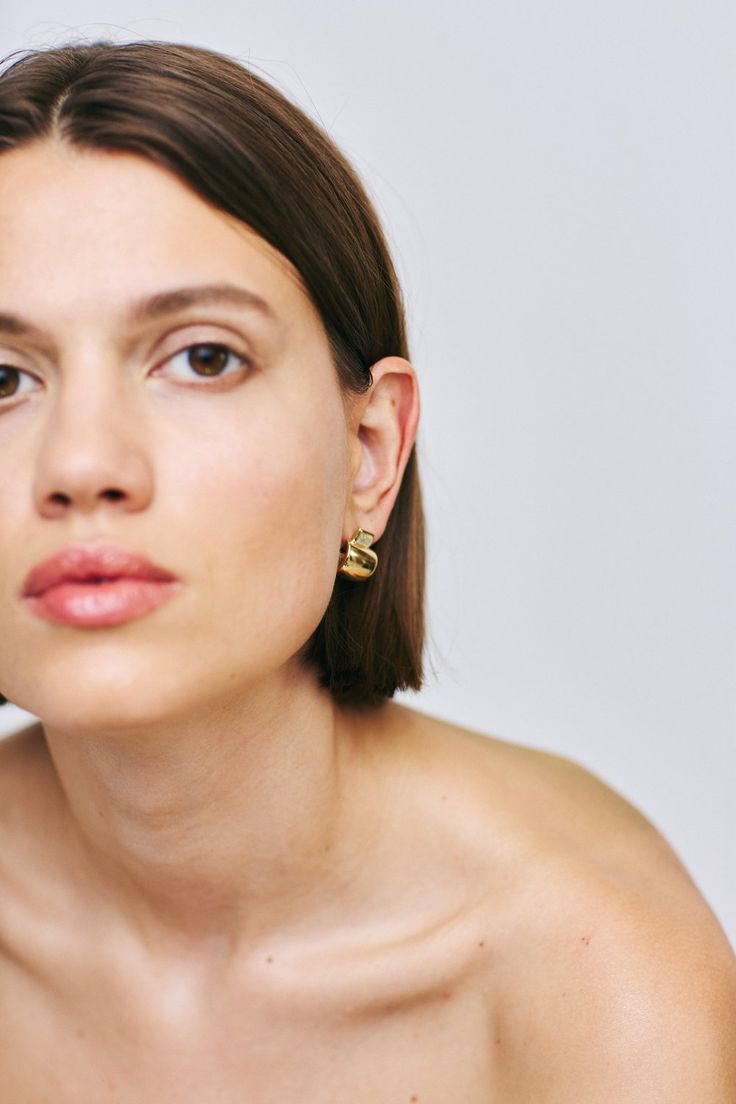Cowbell Earring Small