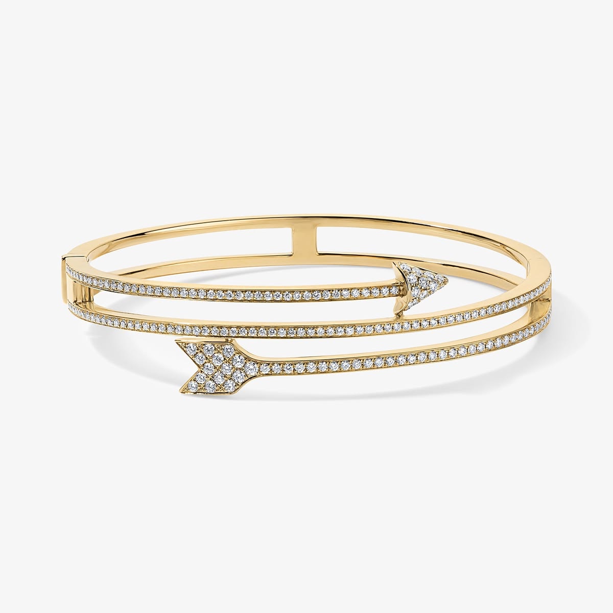 Kelly Pave Arrow Bypass Bangle