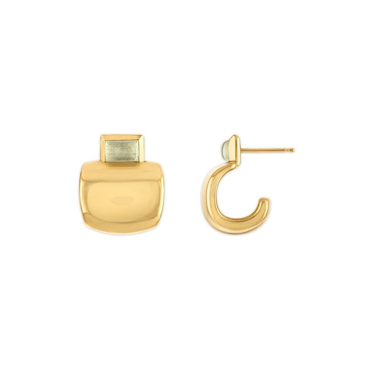 Cowbell Earring Small