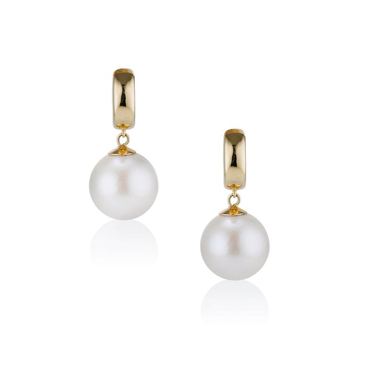 Pearl Bubble Huggie Earrings