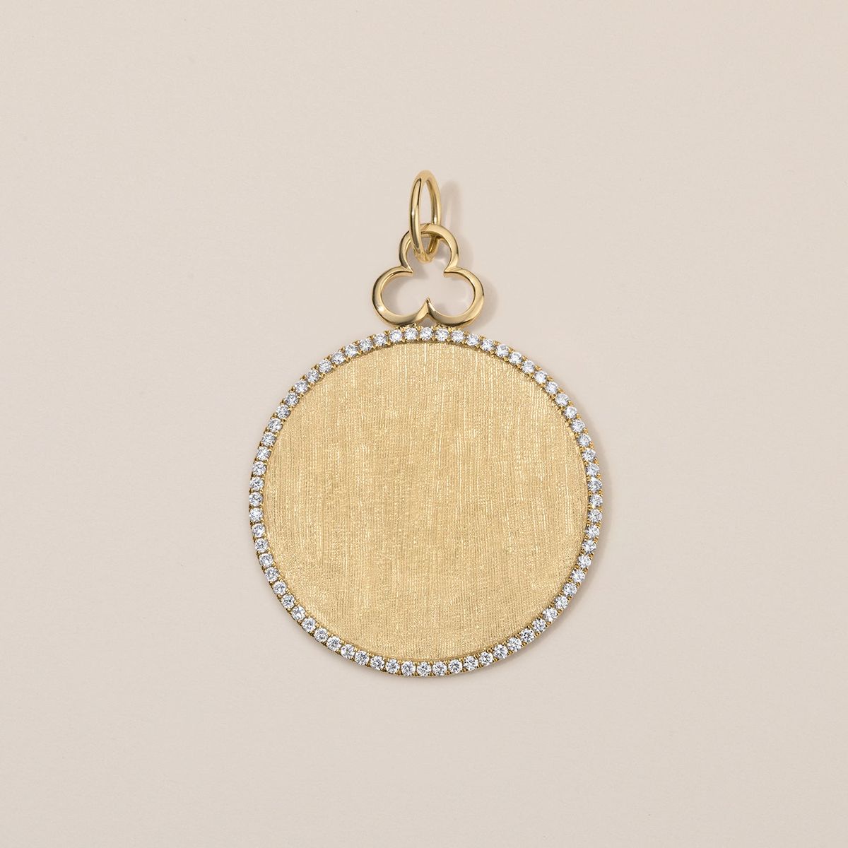 Deluxe Diamond Disc Charm