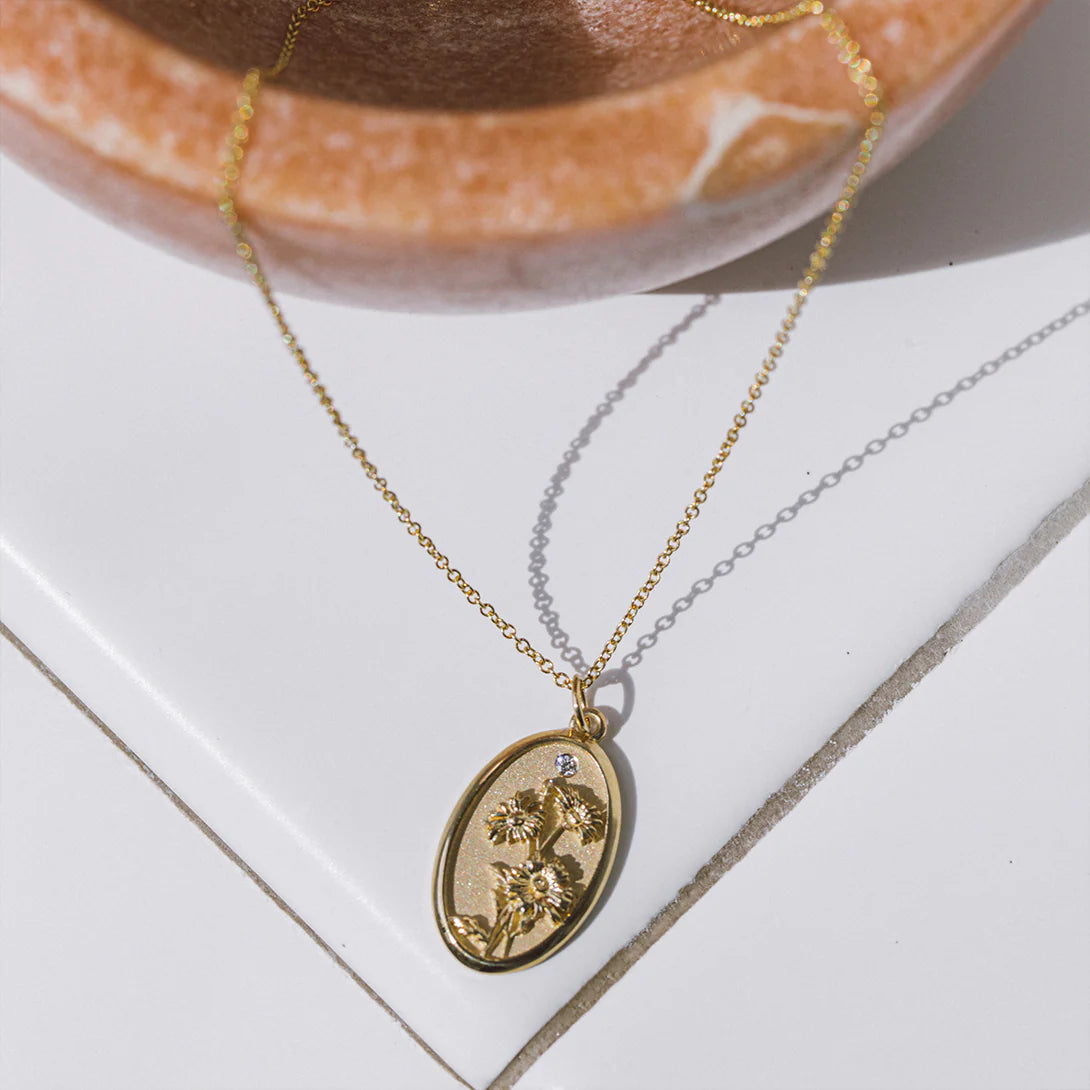 April Birth Flower Charm