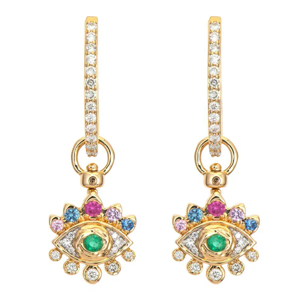 Bejeweled Evil Eye Top Switch Charms