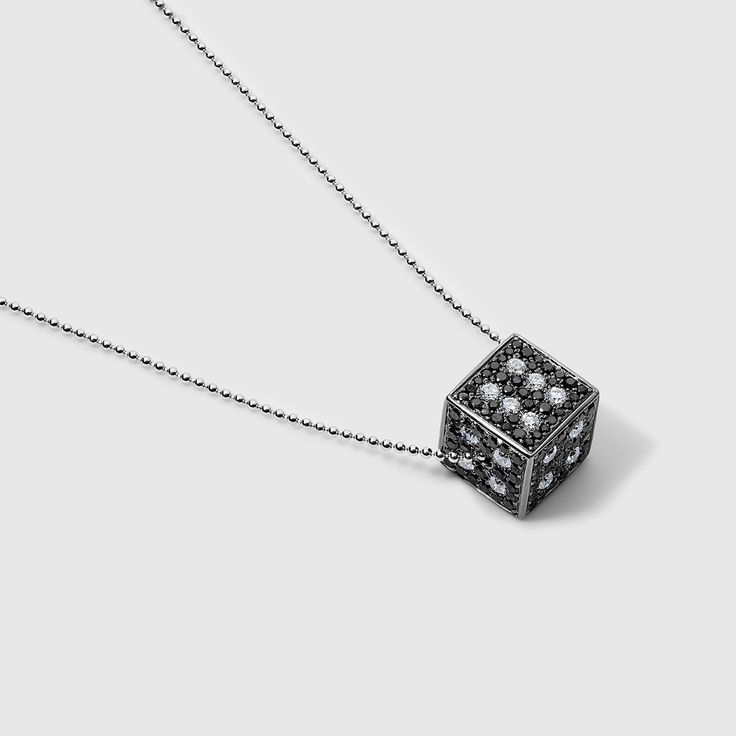 Black Diamond Dice Pendant