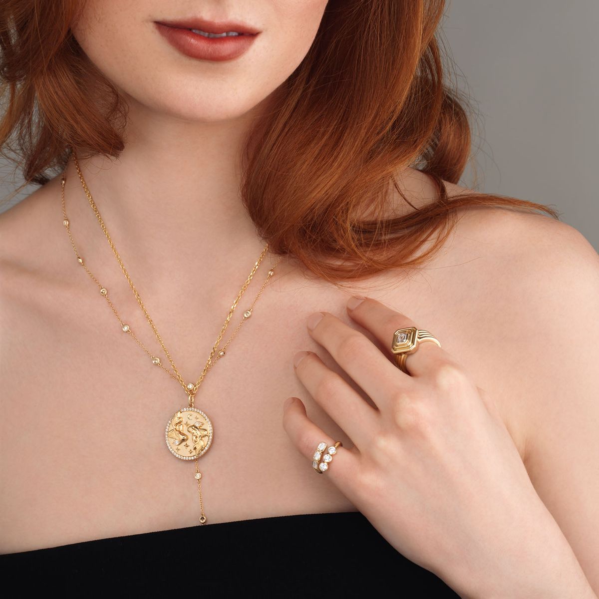 Token Zodiac Necklace