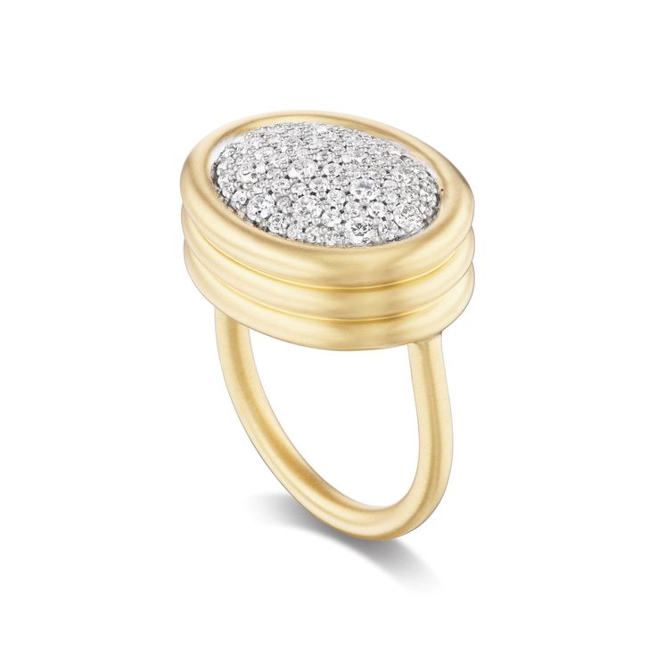 Scuba Ring With Diamonds