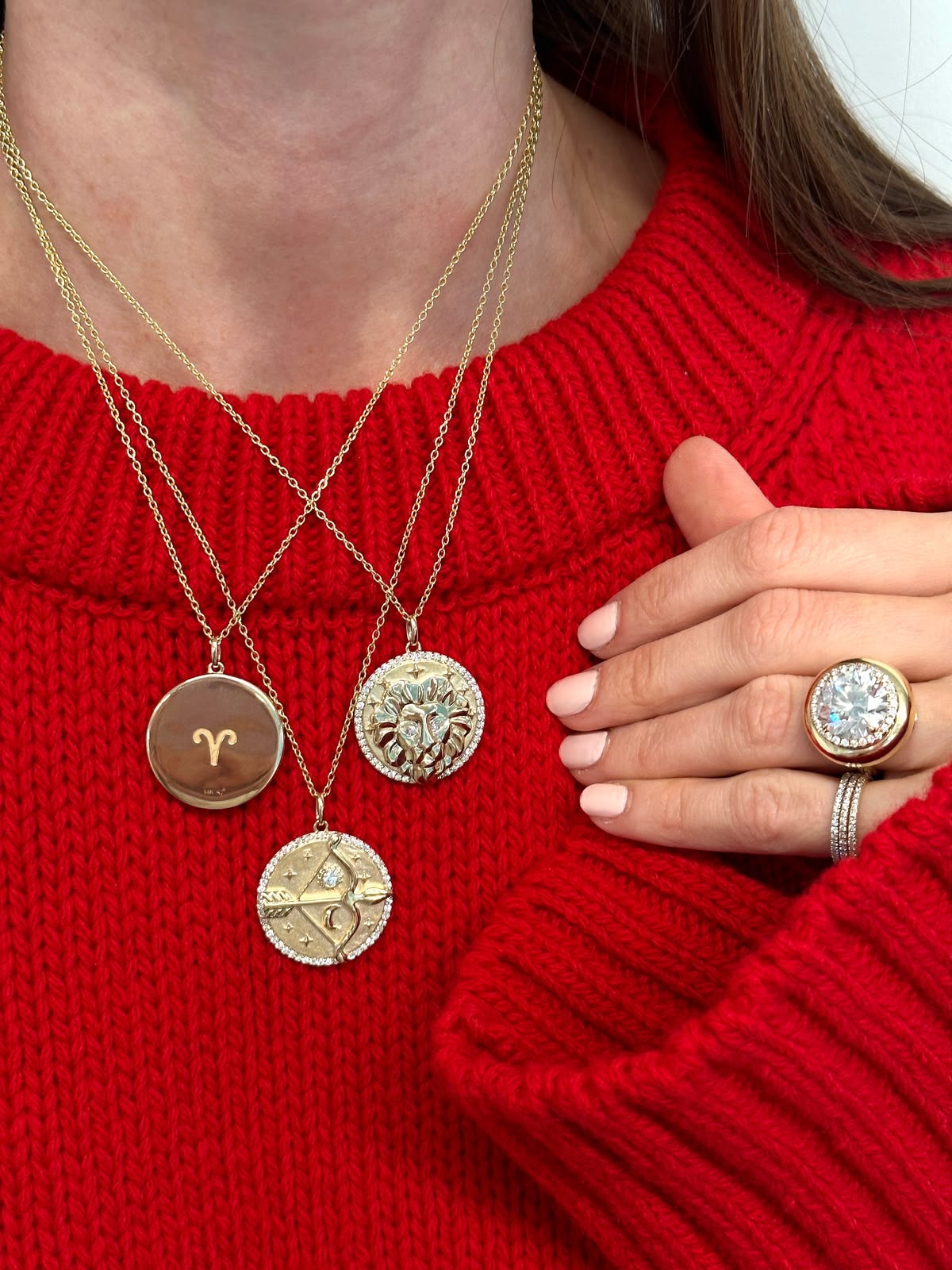 Token Zodiac Necklace