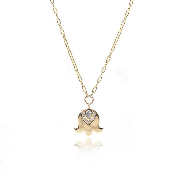 Lily of the Valley Diamond Necklace