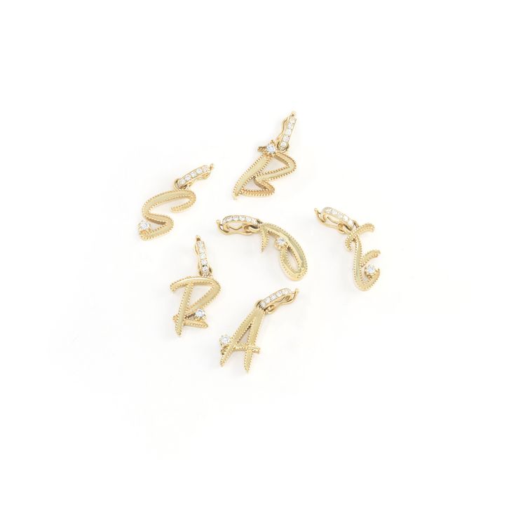 Mini Initial Charms