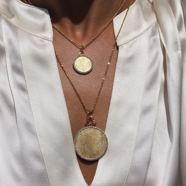 Classic Diamond Disc Charm