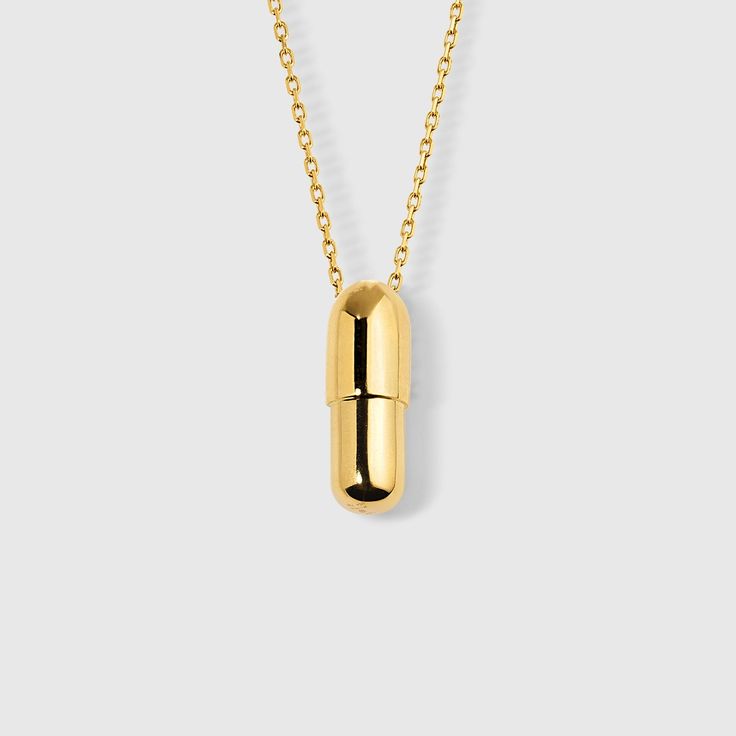 Large Screw Open Pill Pendant