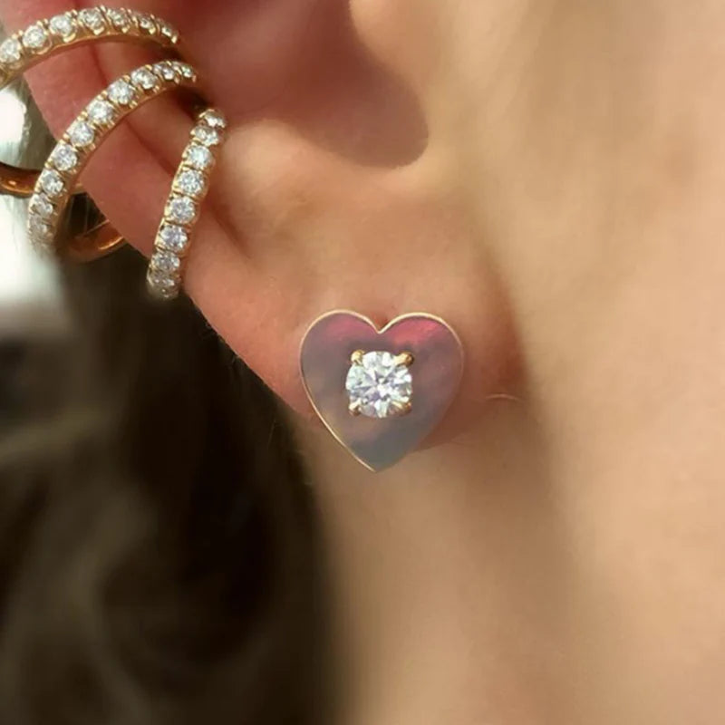 Privé Heart Studs