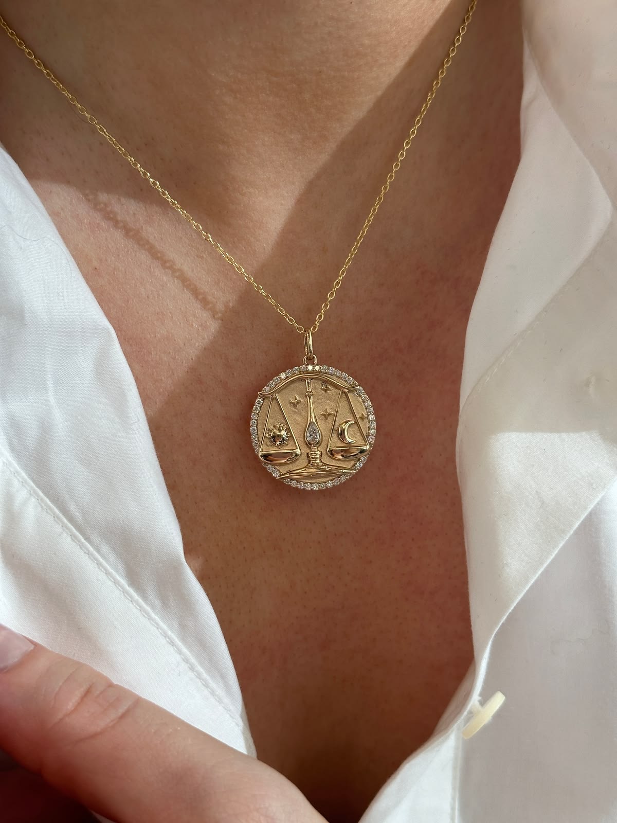 Token Zodiac Necklace