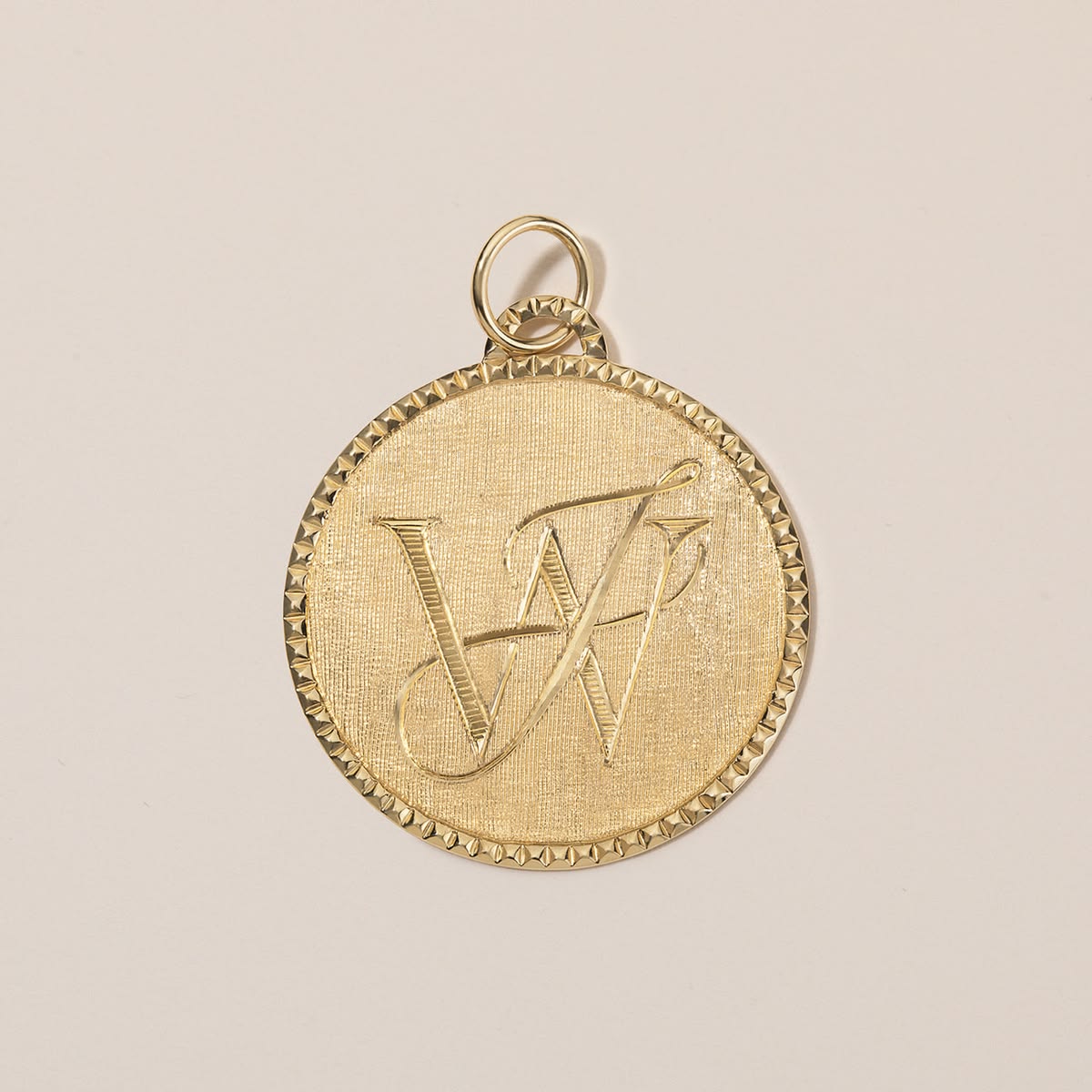 Deluxe Stud Disc Charm