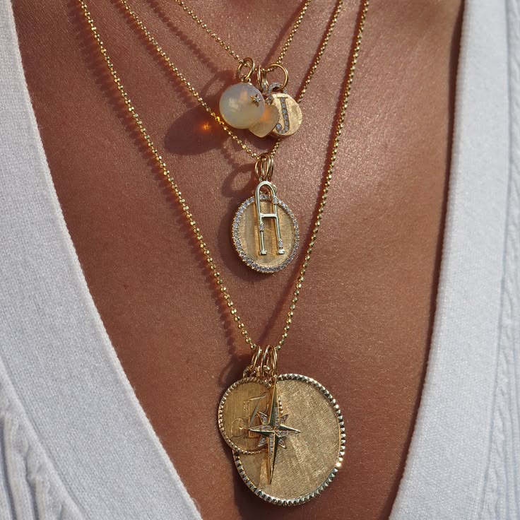 Classic Stud Disc Charm