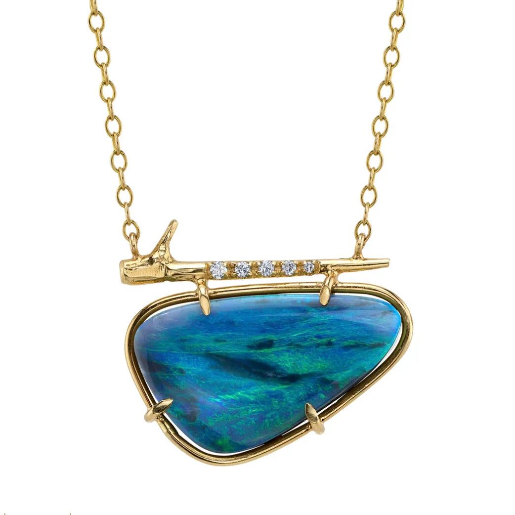 Cosmic Opal Thorn Necklace