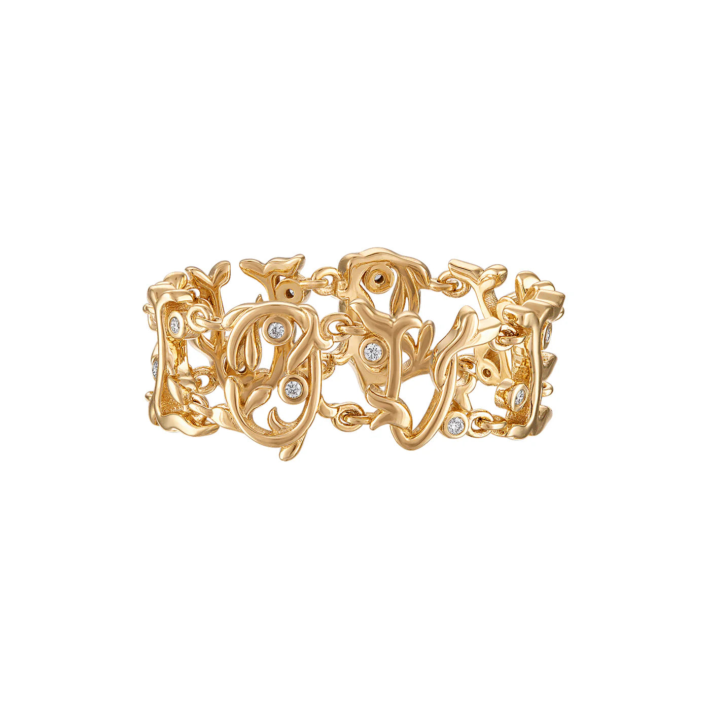 I Love You Vine Letter Ring