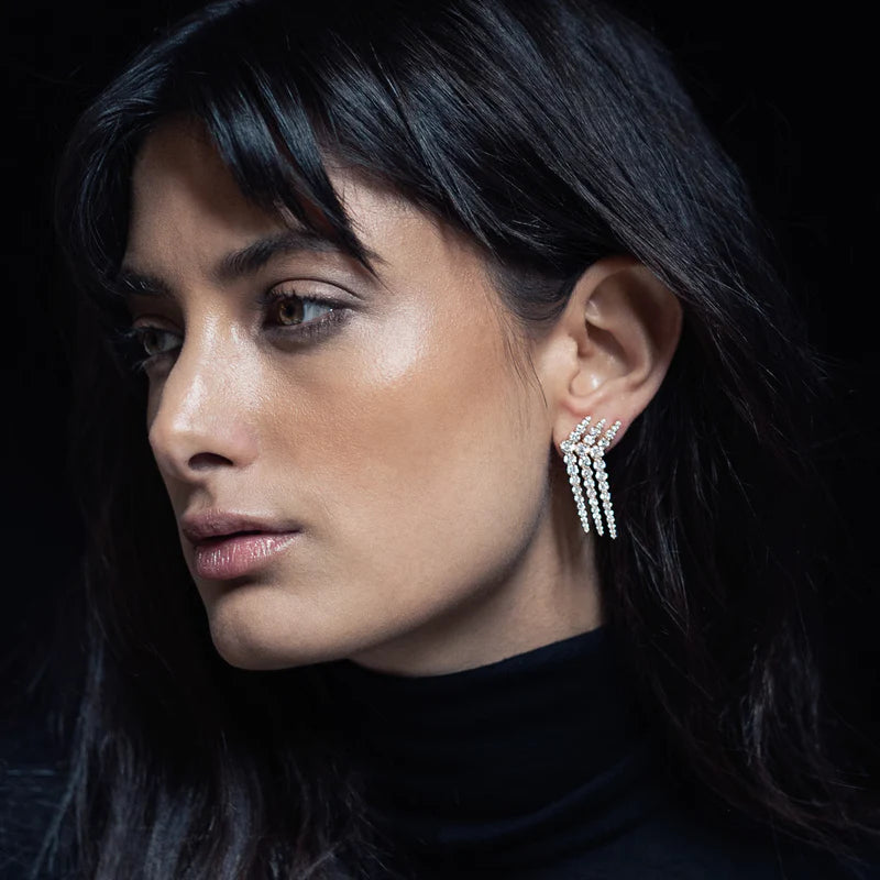Aria Triple Y Earrings
