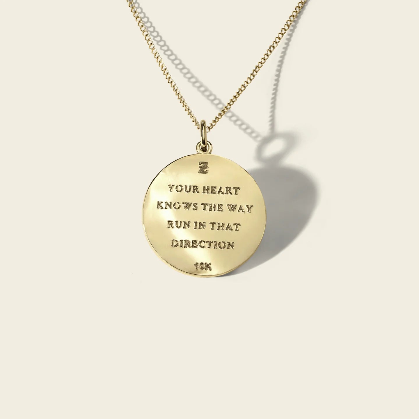 Pave Diamond Compass Pendant