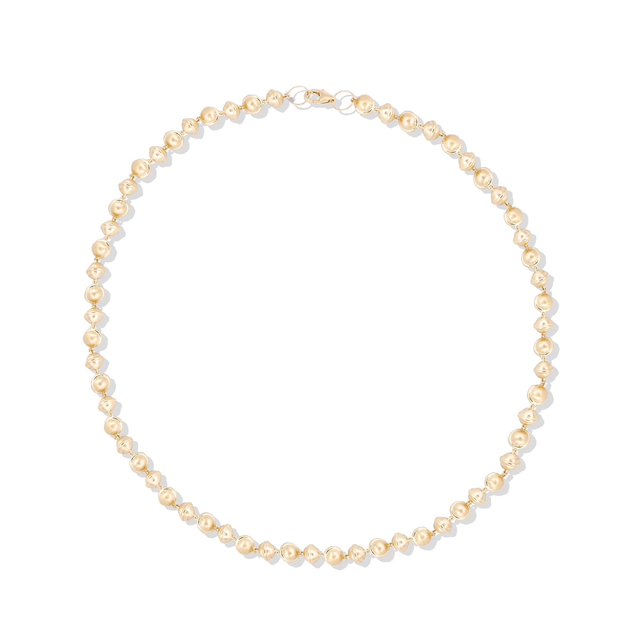 Revel Small Beaded Necklace - Gold