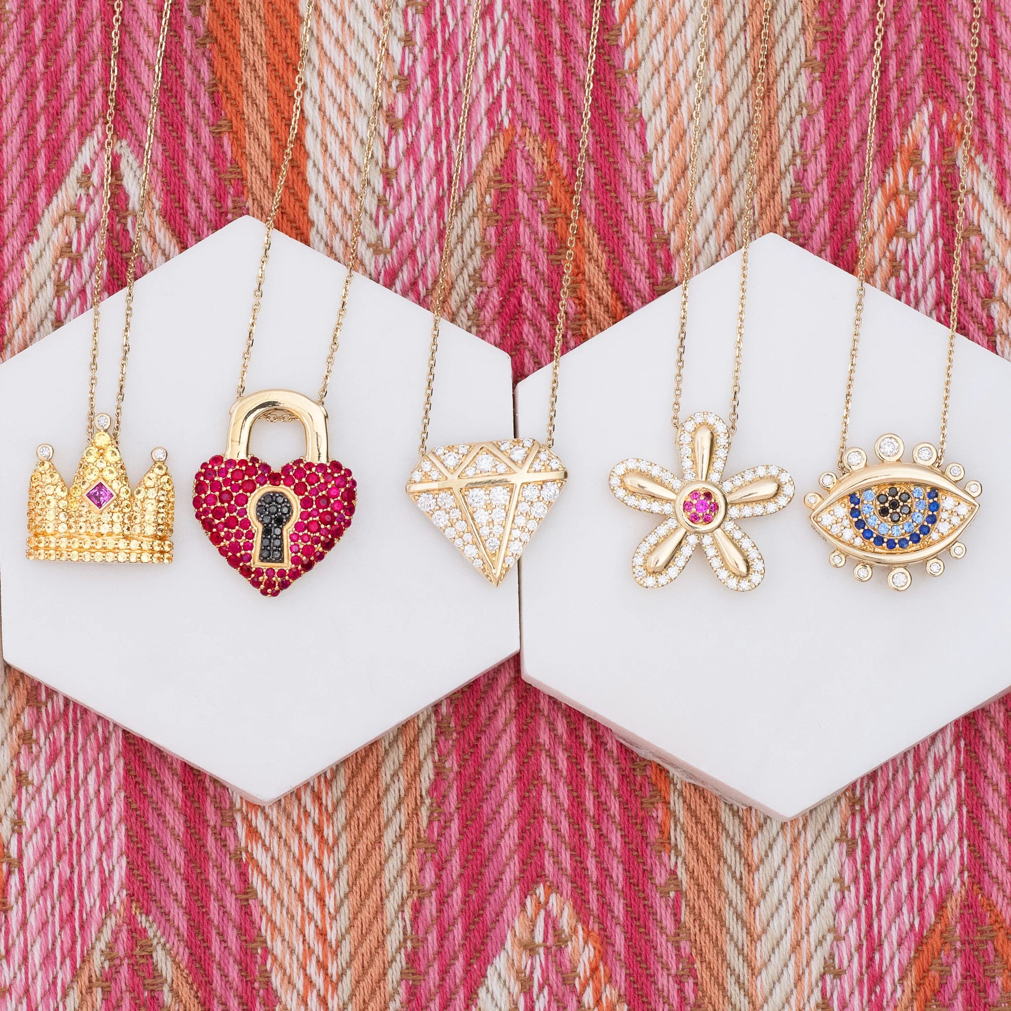 JuJu Diamond Charm Necklace