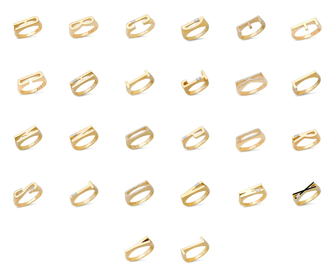 Ribbed Initial Ring