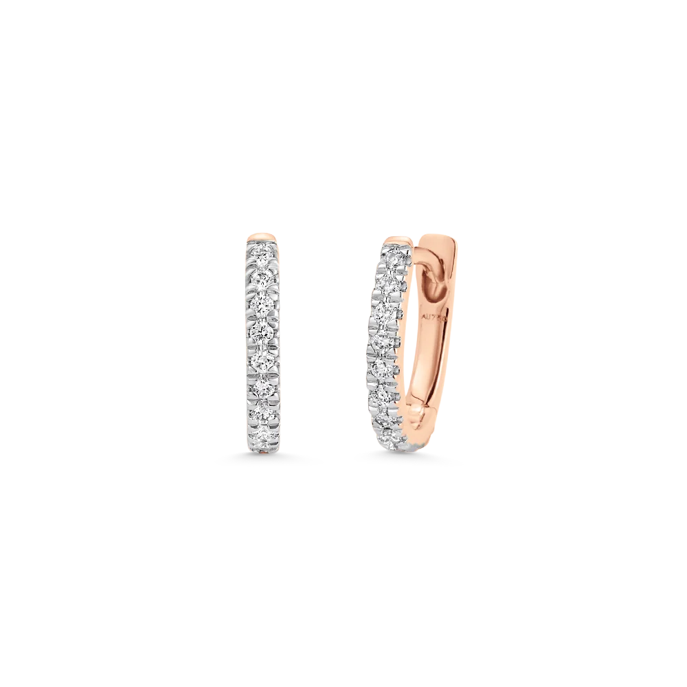 Dujour Gold & Diamond Huggie