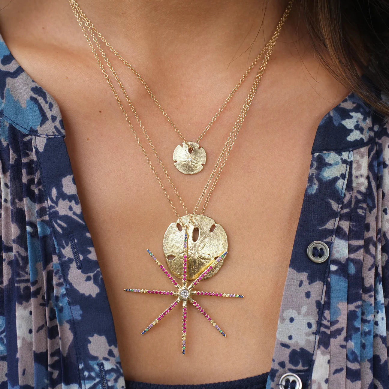 Large Sand Dollar Necklace