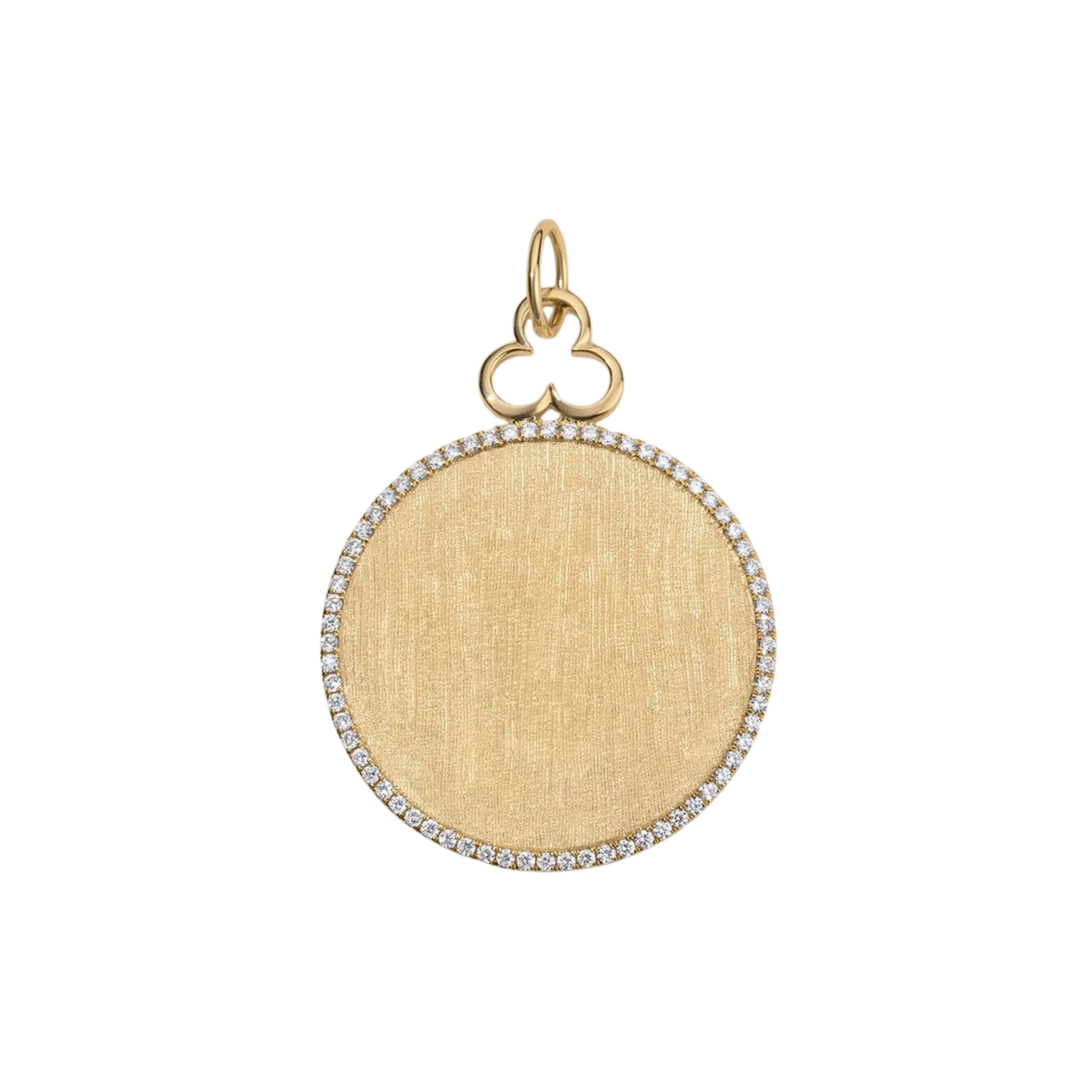 Deluxe Diamond Disc Charm